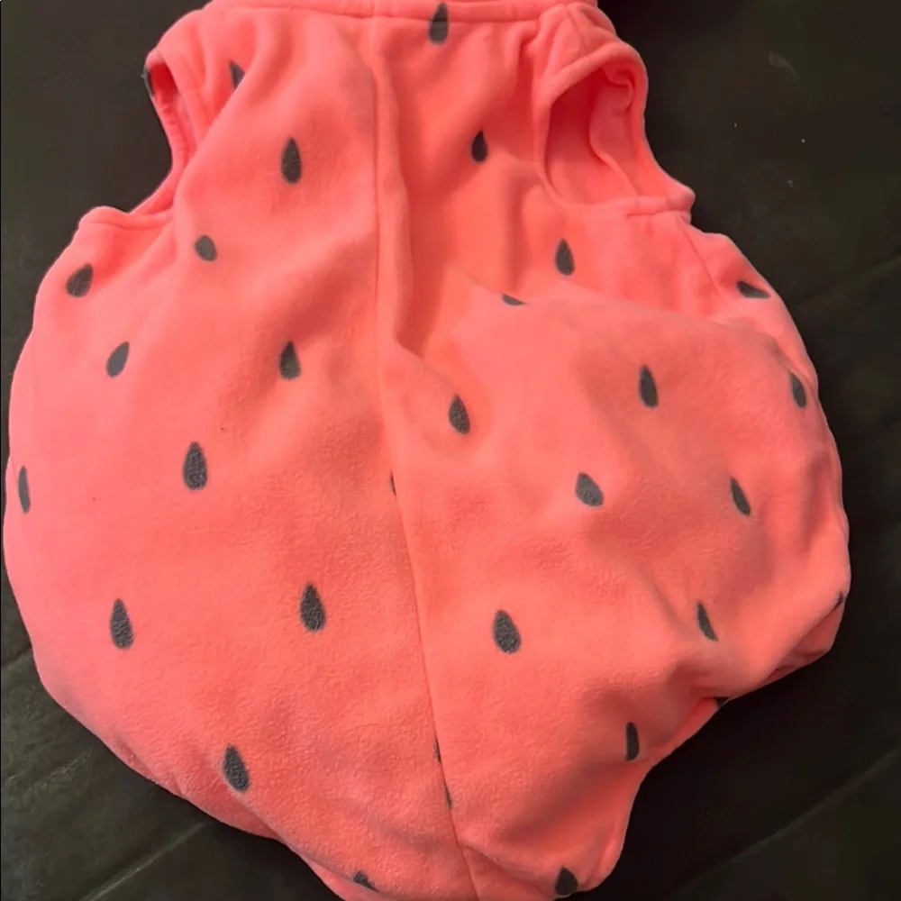 Carter's Pink Strawberry Hooded Costume Vest - Picture 5 of 5